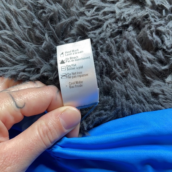 L*SPACE BLUE SWIM BOTTOM BLUE SIZE LARGE - Picture 4 of 6